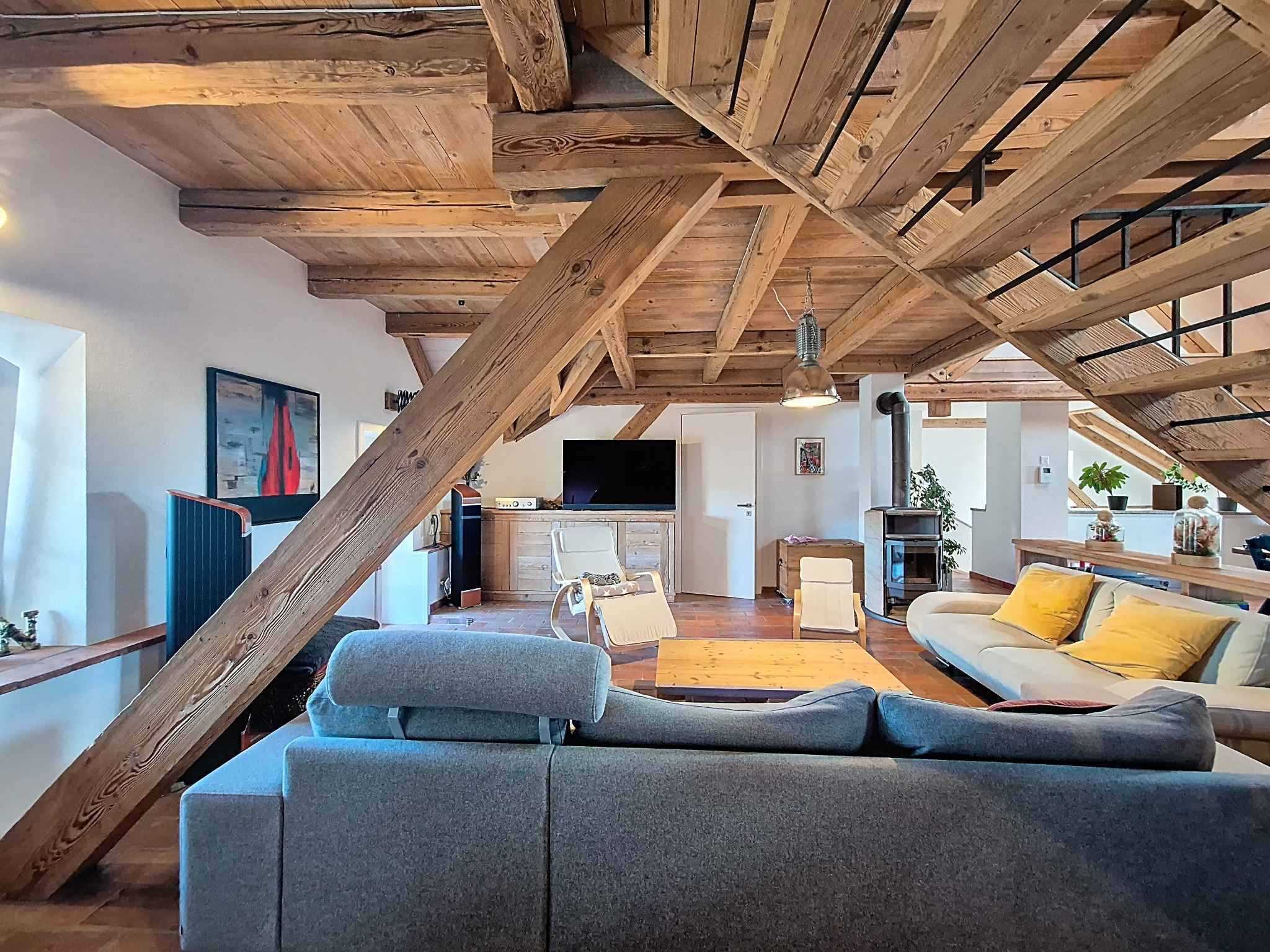 Mézières FR  - Attique 5.5 Pi&egrave;ces 4 Chambres