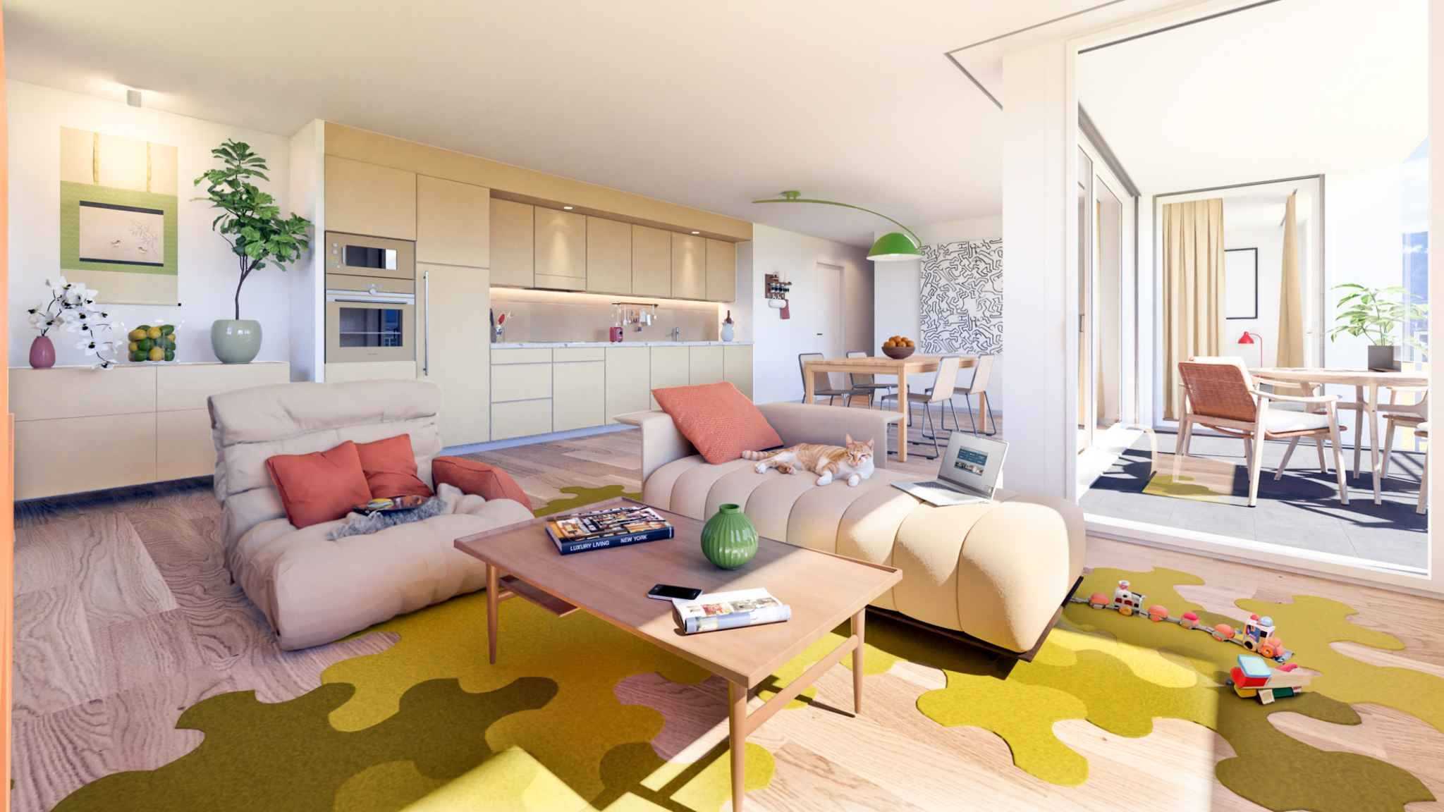 Siviriez  - Apartment 3 Bedrooms