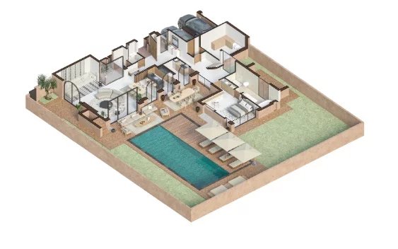 Marrakech  - Villa 6 Pi&egrave;ces 4 Chambres