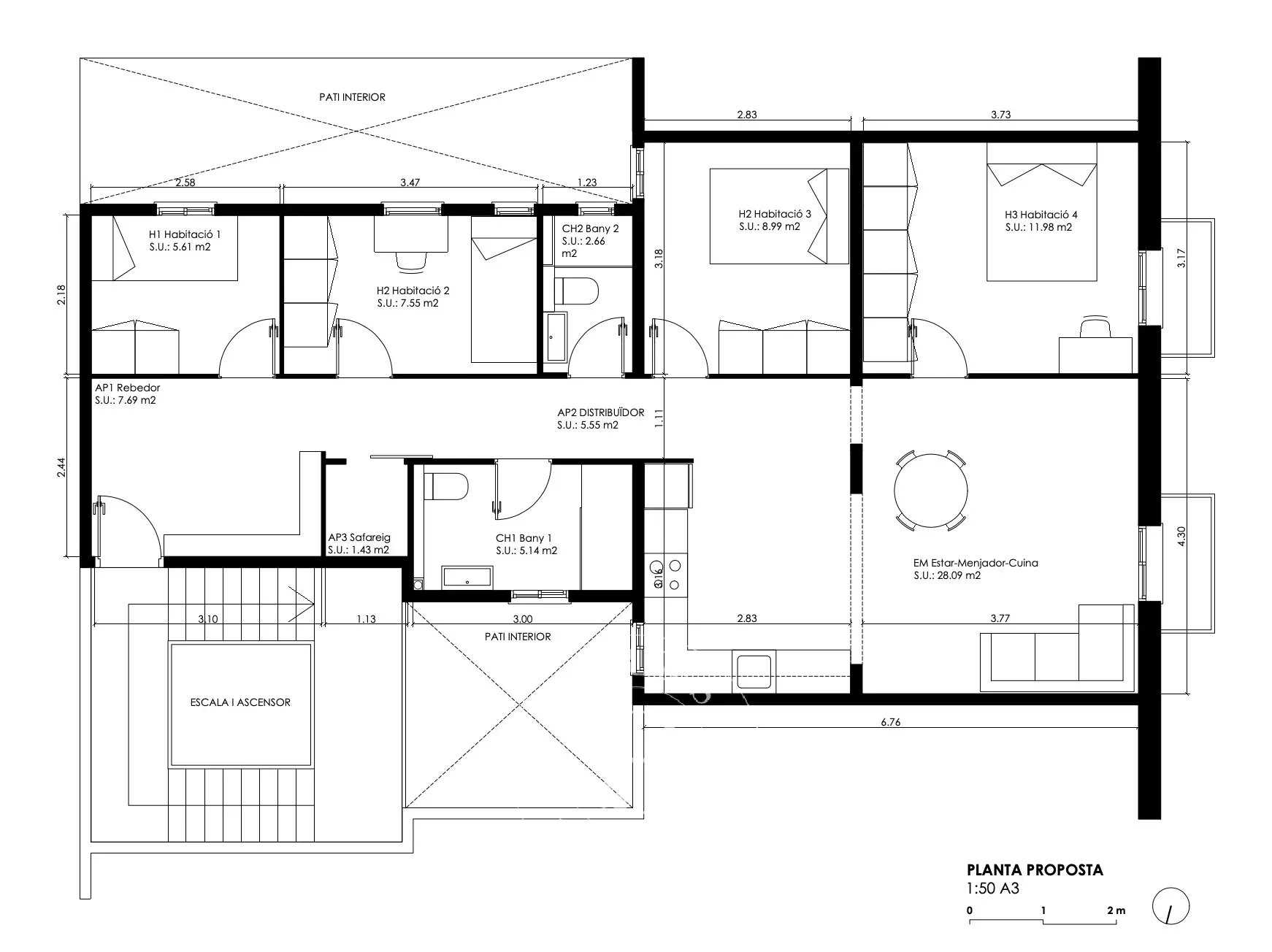 Barcelona  - Apartment 3 Bedrooms