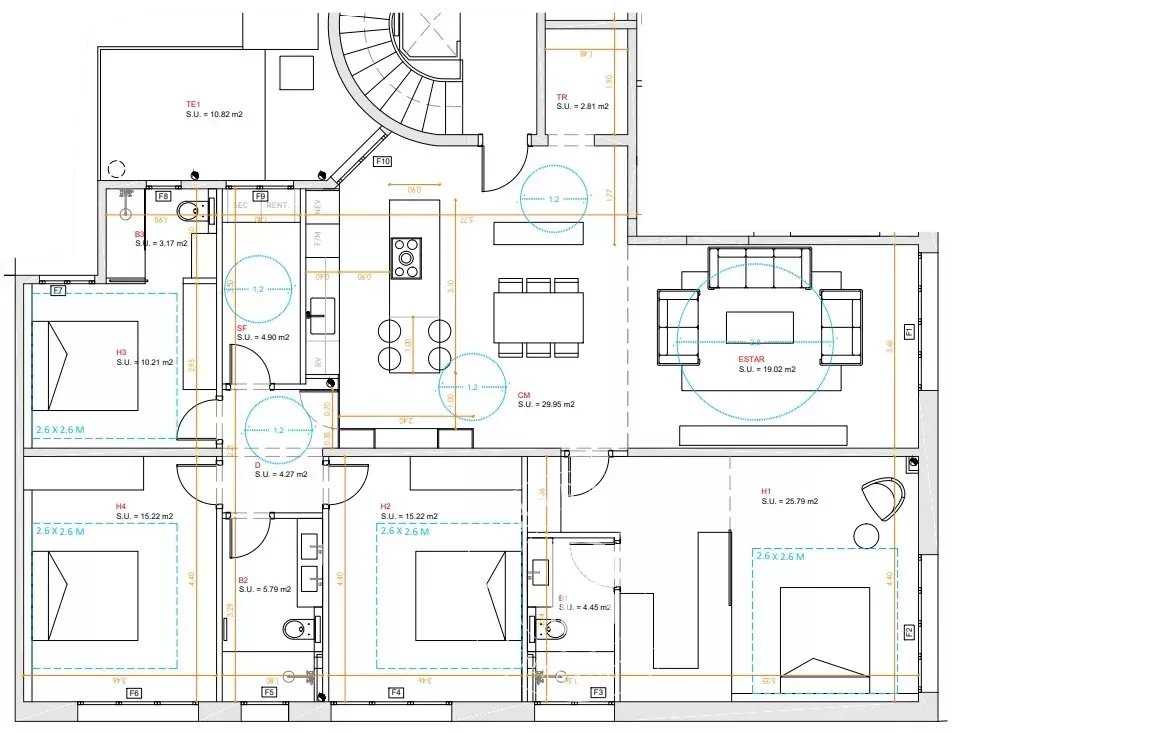 Barcelona  - Apartment 4 Bedrooms