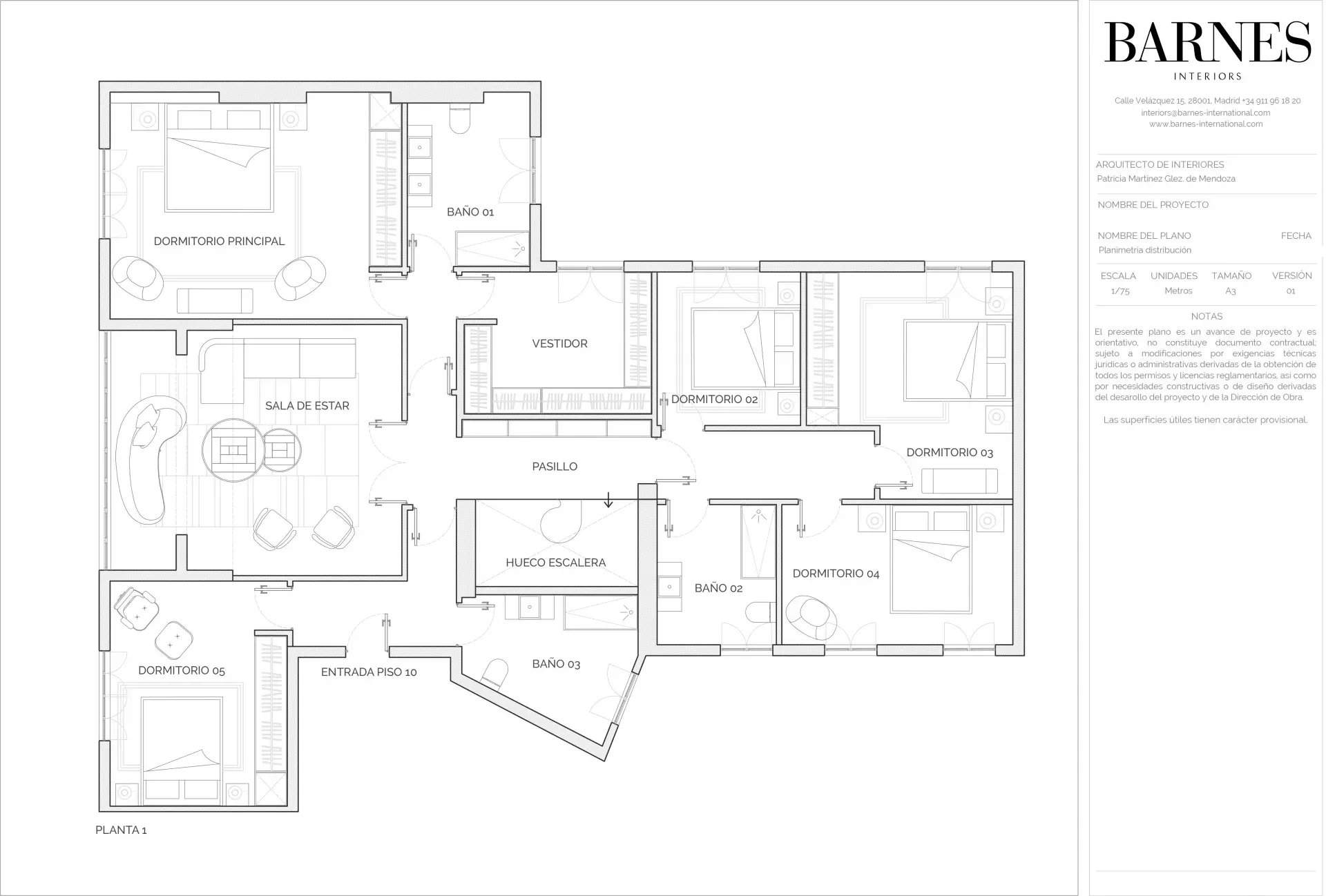 Madrid  - Appartement 10 Pi&egrave;ces 7 Chambres - picture 6