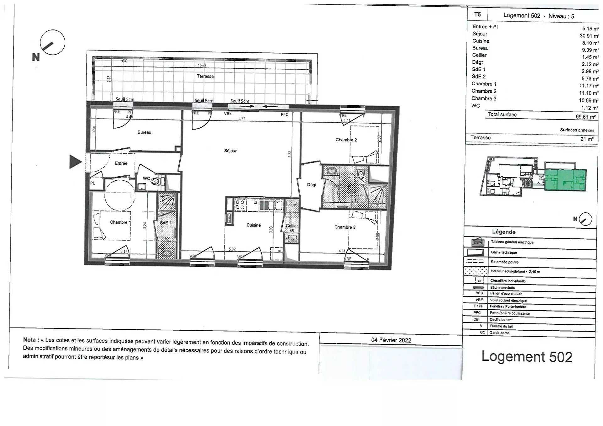 Nantes  - Apartment 3 Bedrooms