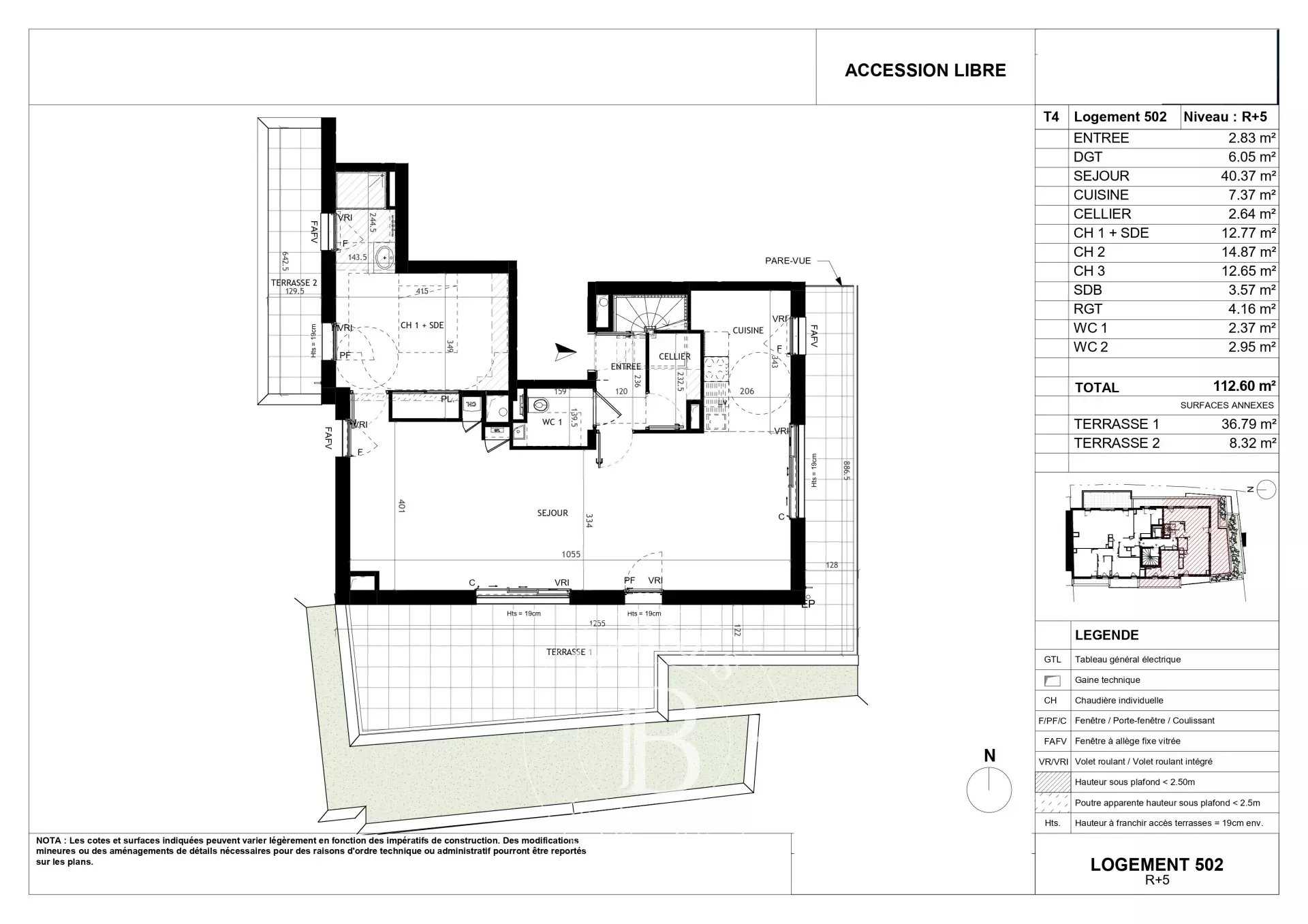 Nantes  - Apartment 3 Bedrooms