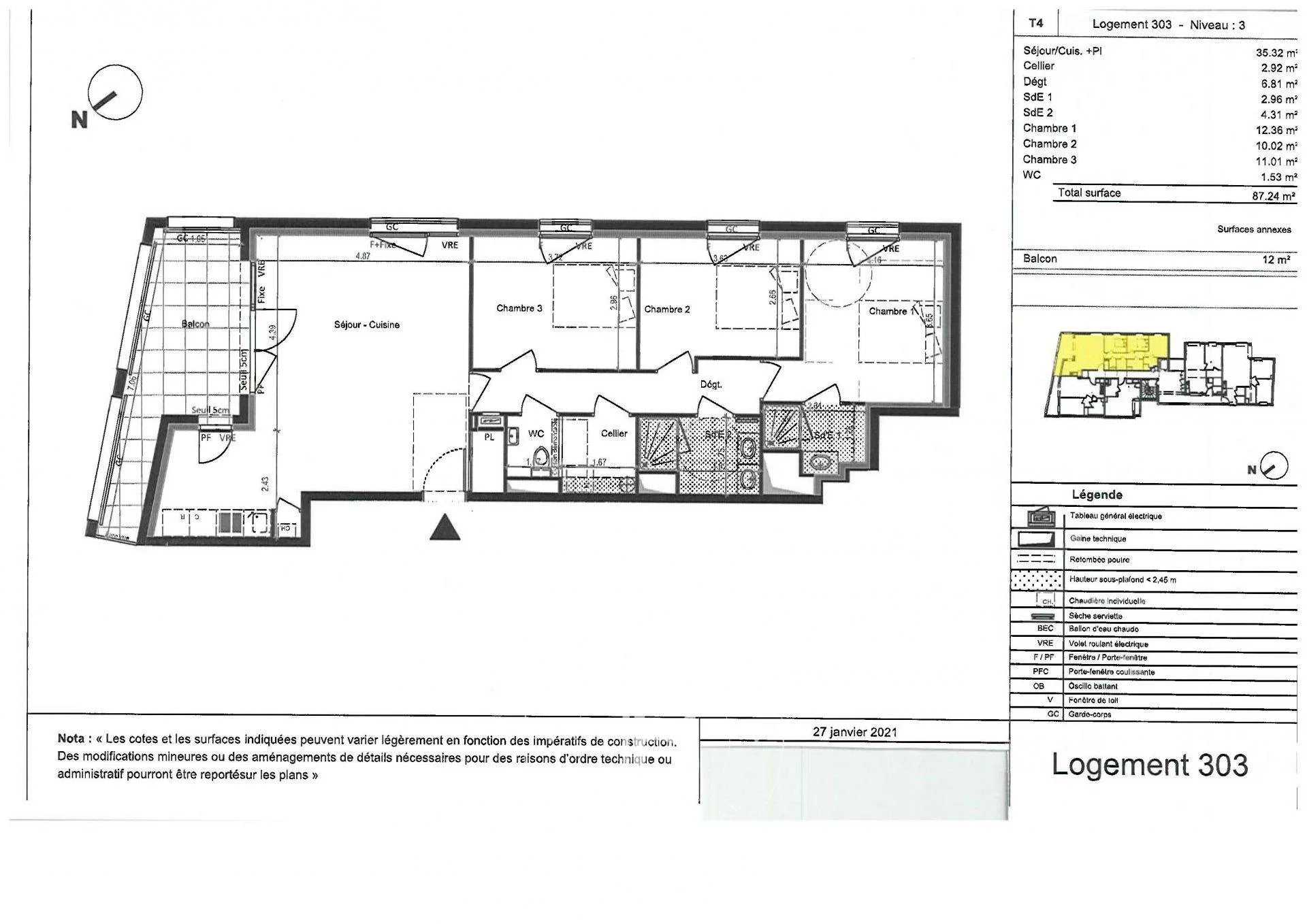 Appartement Nantes  -  ref 82437778 (picture 1)
