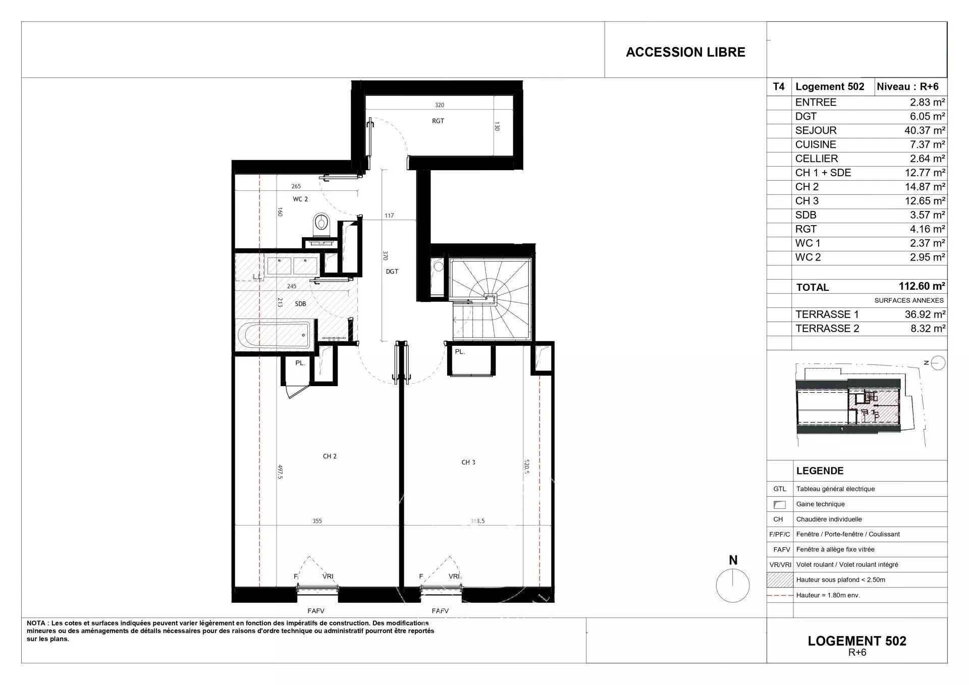 Appartement Nantes  -  ref 82429211 (picture 3)