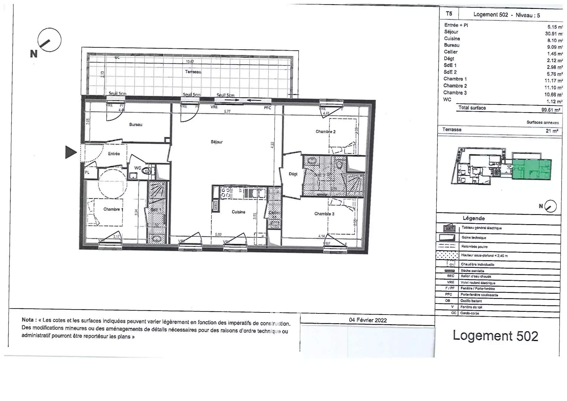 Nantes  - Apartment 3 Bedrooms - picture 1