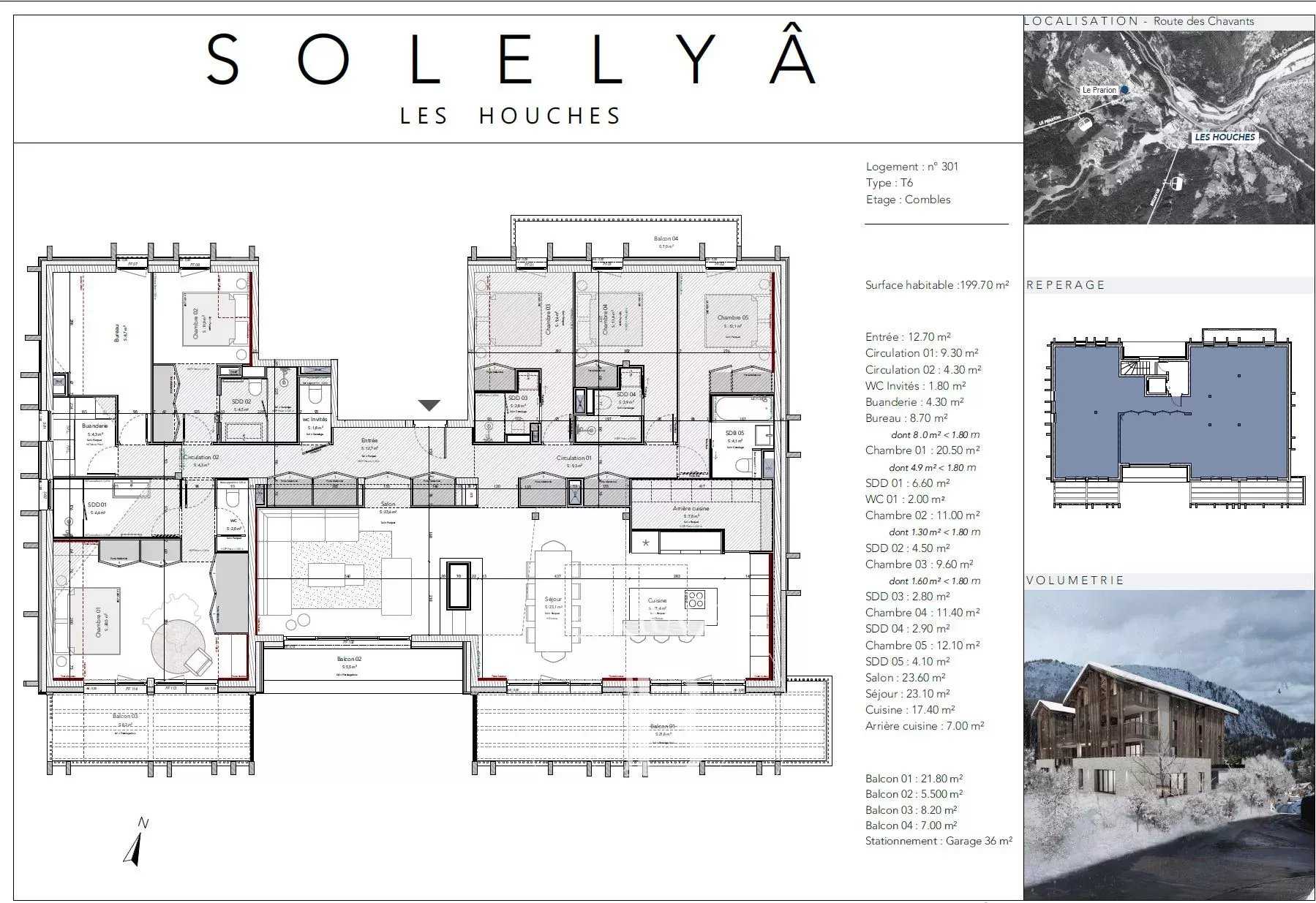 Penthouse Les Houches  -  ref 84682640 (picture 1)