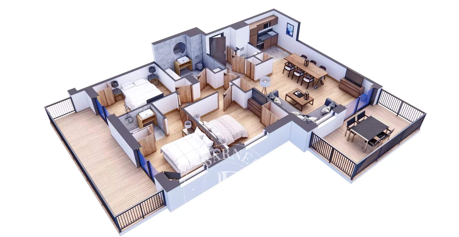 Les Houches  - Appartement 4 Pi&egrave;ces 3 Chambres - picture 6