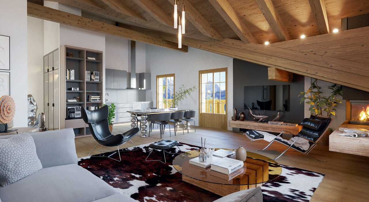 Gsteig b. Gstaad  - Piso 3.5 Cuartos 2 Habitaciones