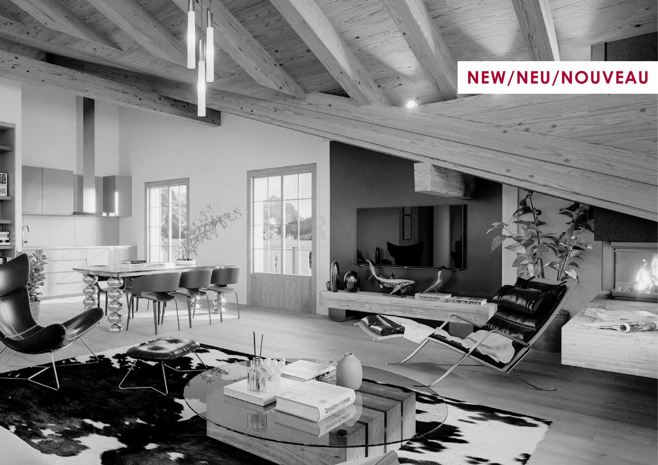 Gsteig b. Gstaad  - Piso 3.5 Cuartos 2 Habitaciones - picture 1