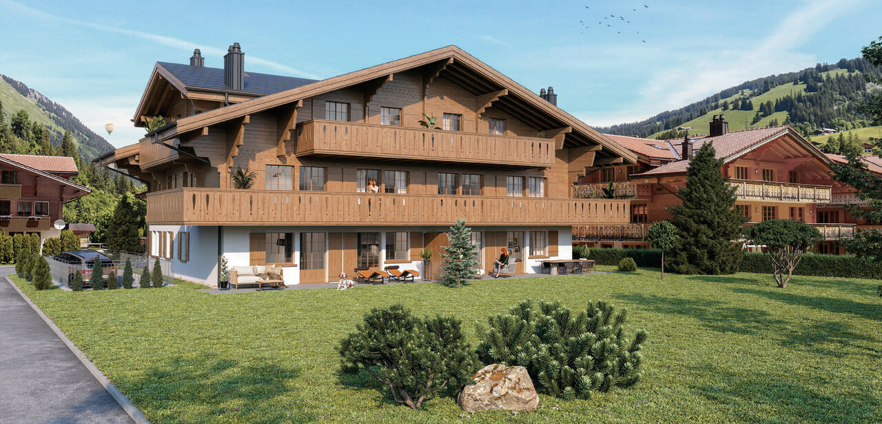 Gsteig b. Gstaad  - Piso 3.5 Cuartos 2 Habitaciones - picture 2