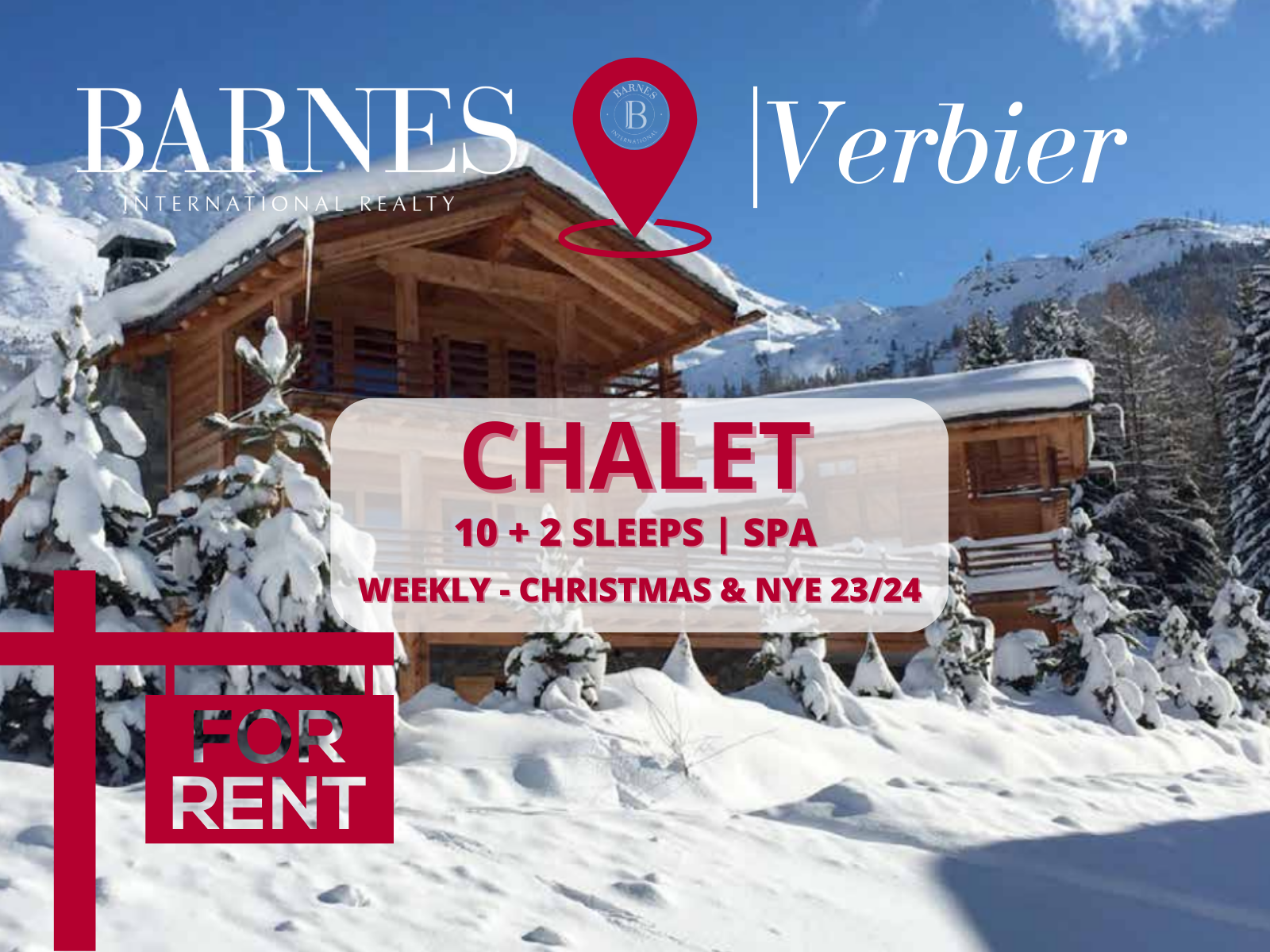 FOR RENT: Exclusive Chalet on Le Rouge slopes : Ski-In & Out! picture 1