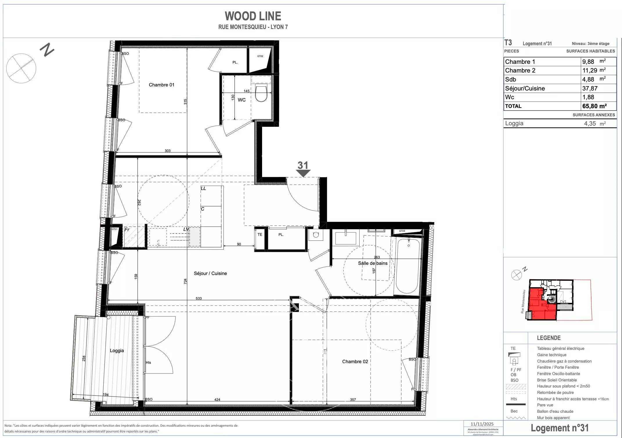Appartement Lyon 69007  -  ref 86750575 (picture 1)