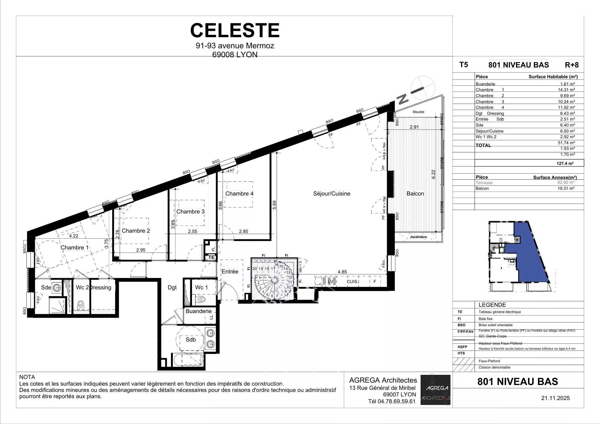 Appartement Lyon 69008  -  ref 86774656 (picture 2)