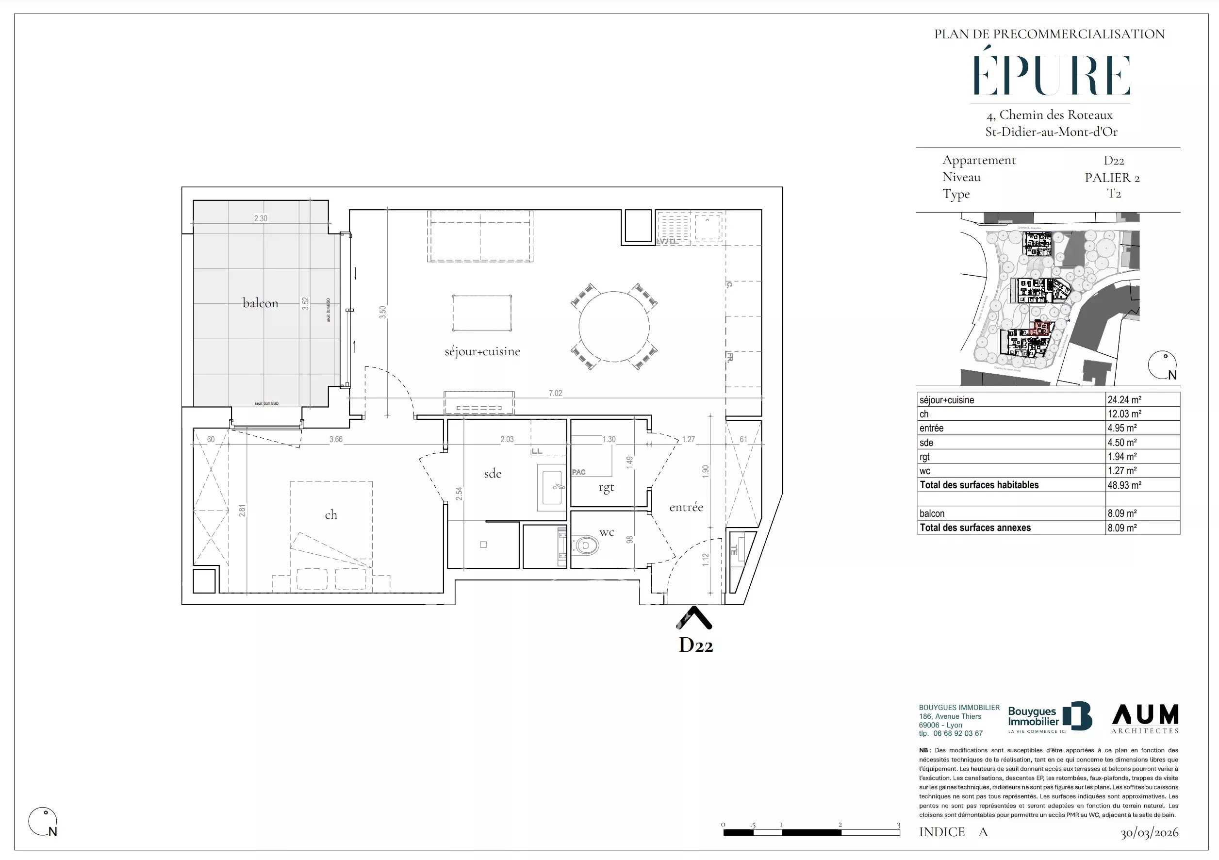 Appartement Saint-Didier-au-Mont-d'Or  -  ref 86915983 (picture 1)