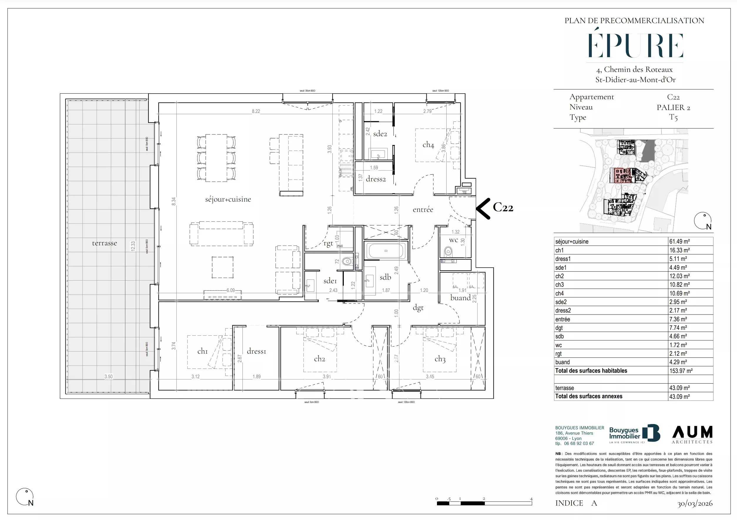 Appartement Saint-Didier-au-Mont-d'Or  -  ref 86915987 (picture 3)