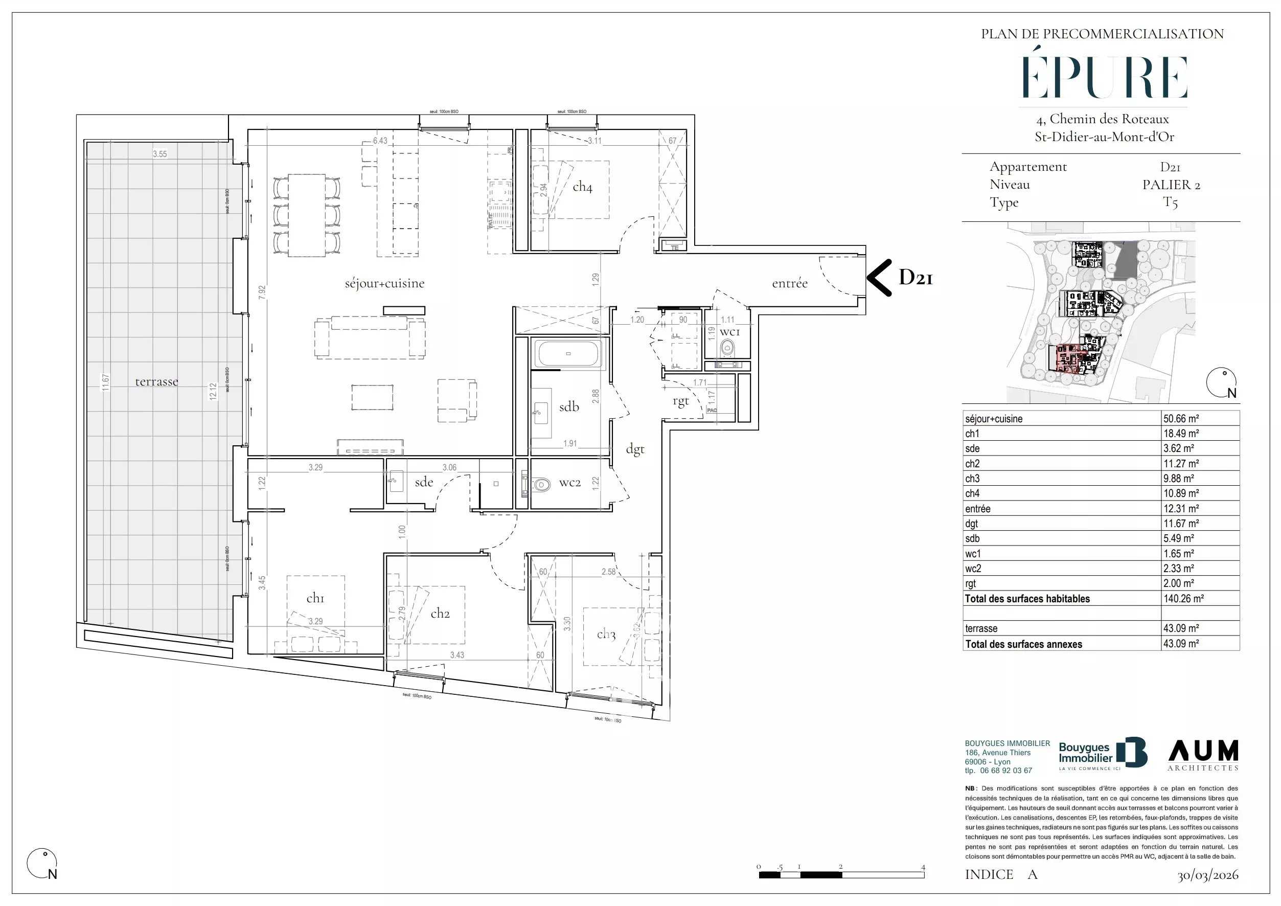 Appartement Saint-Didier-au-Mont-d'Or  -  ref 86915993 (picture 2)