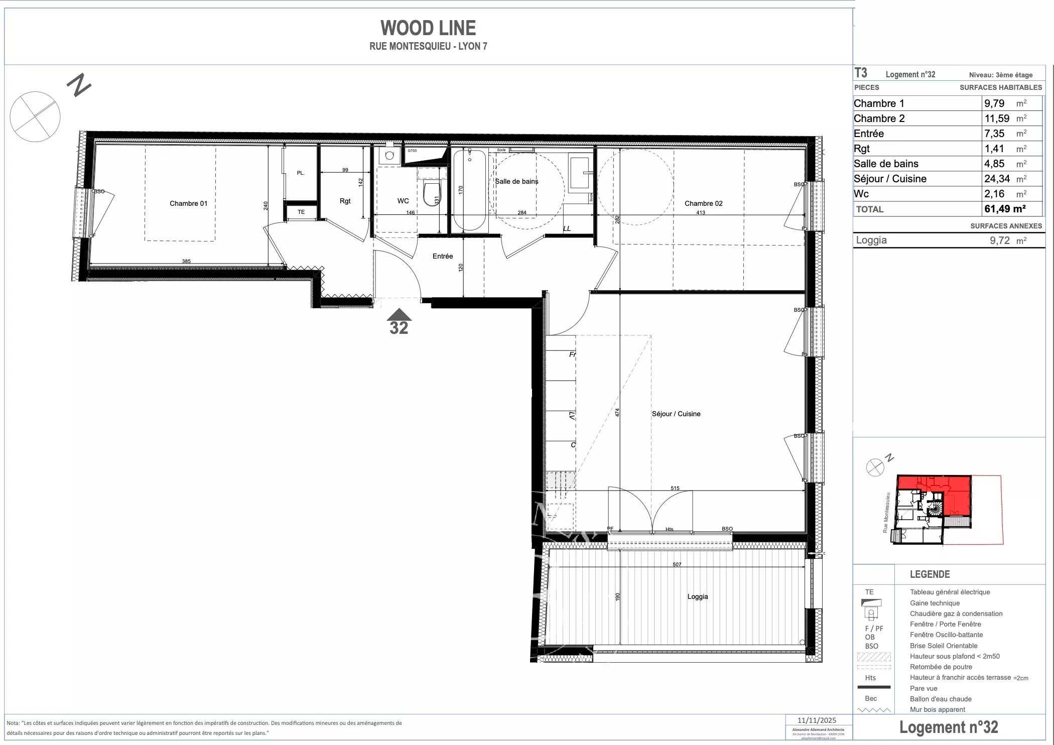 Appartement Lyon 69007  -  ref 86750579 (picture 1)
