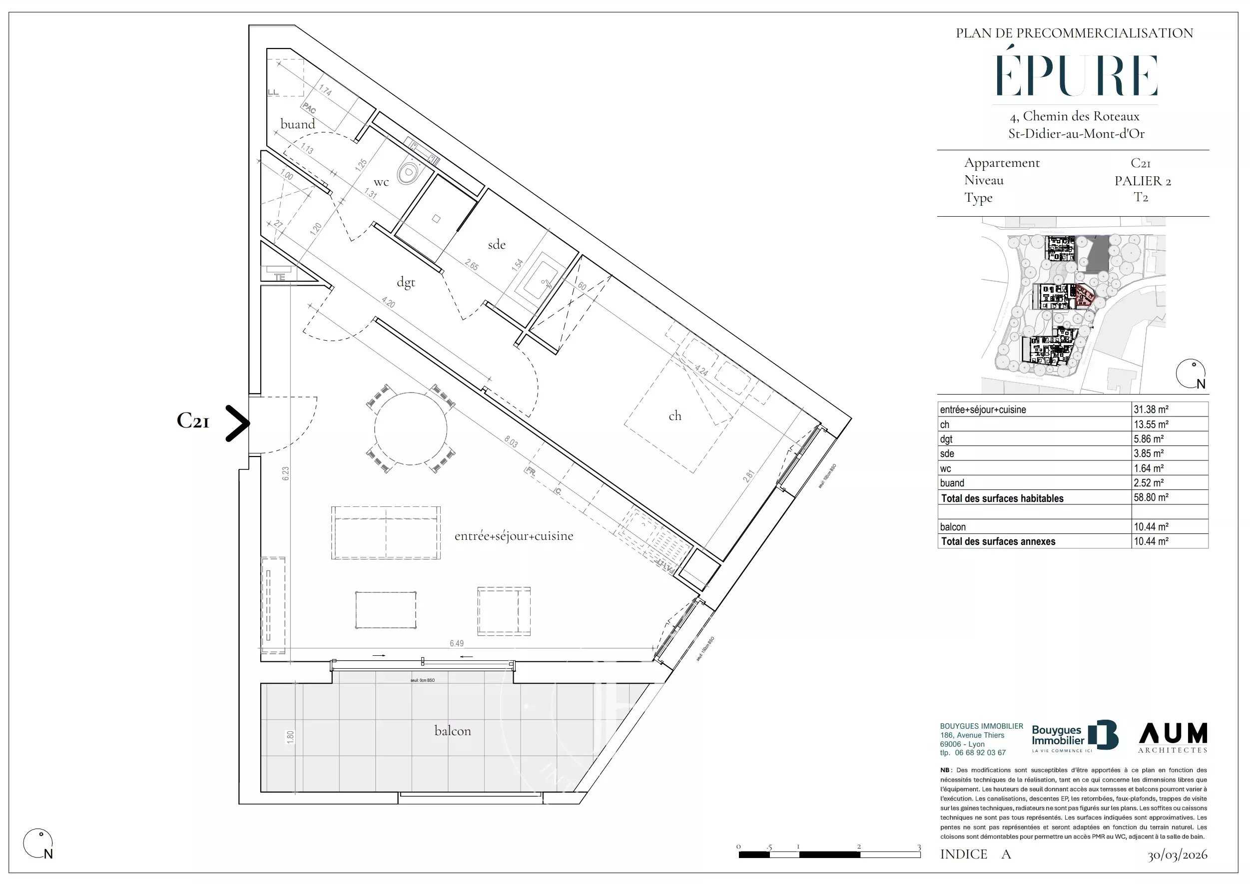 Appartement Saint-Didier-au-Mont-d'Or  -  ref 86915989 (picture 1)