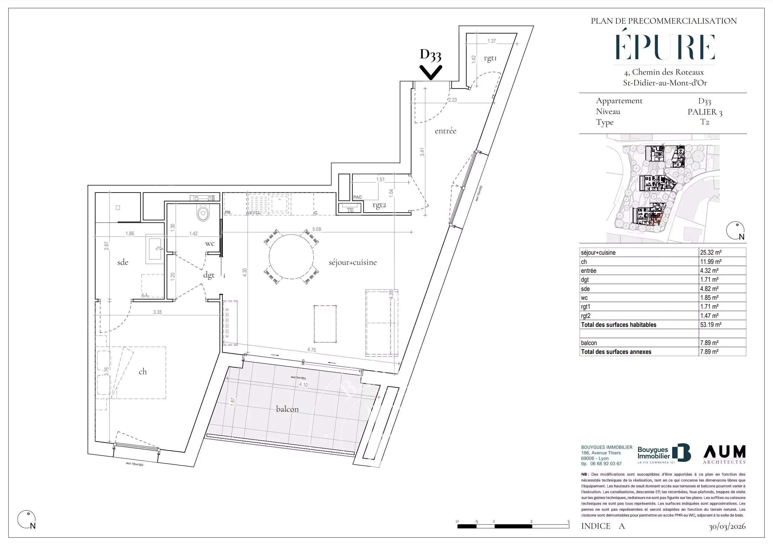 Saint-Didier-au-Mont-d'Or  - Appartement 2 Pi&egrave;ces, 1 Chambre - picture 6