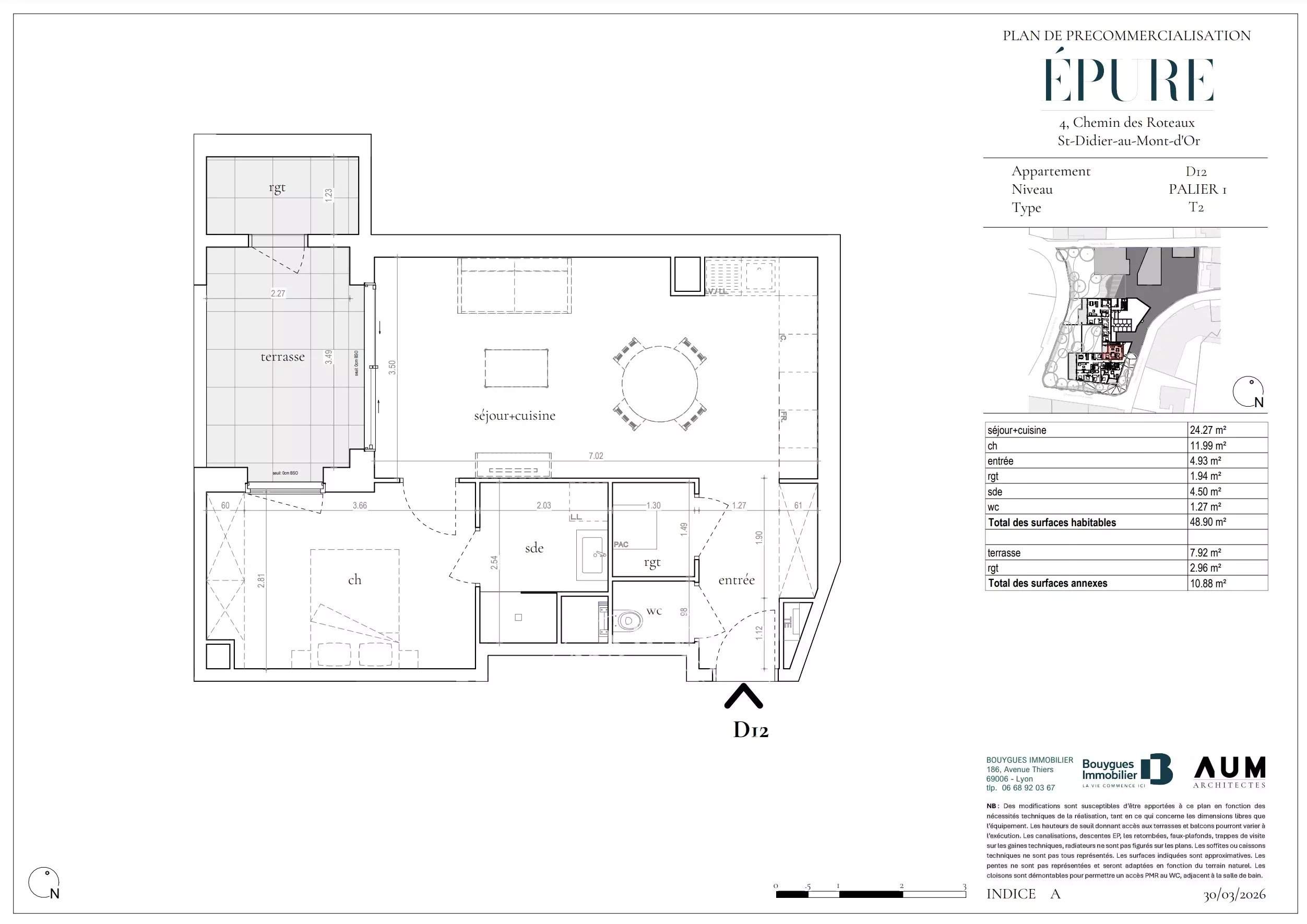 Saint-Didier-au-Mont-d'Or  - Appartement 2 Pi&egrave;ces, 1 Chambre - picture 8