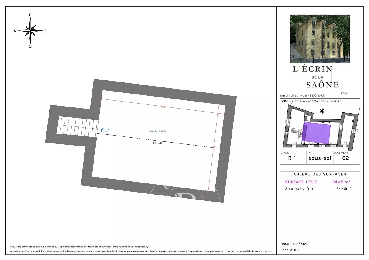 Lyon  - Appartement 2 Pi&egrave;ces, 1 Chambre - picture 12