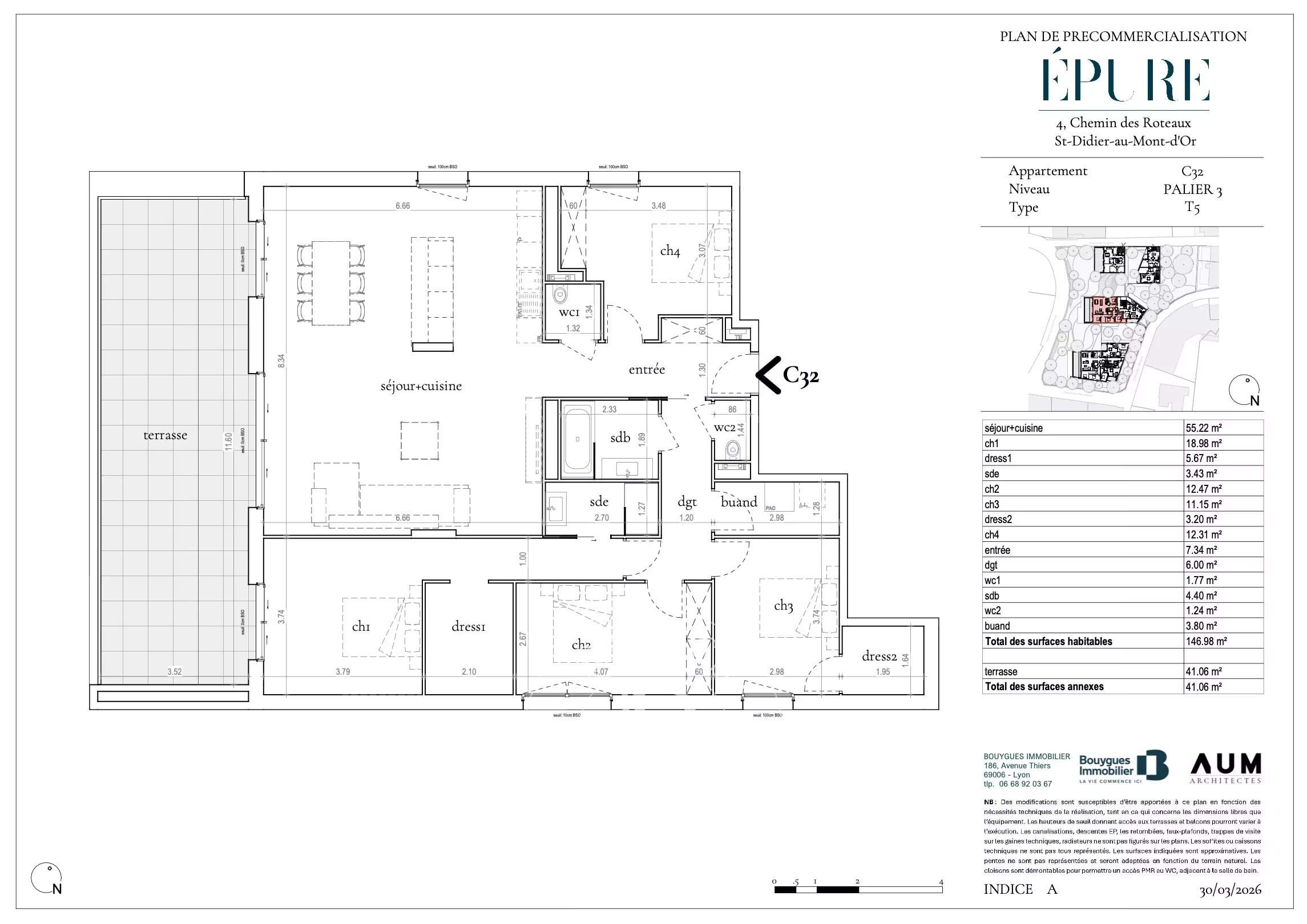 Saint-Didier-au-Mont-d'Or  - Appartement 5 Pi&egrave;ces 4 Chambres - picture 7