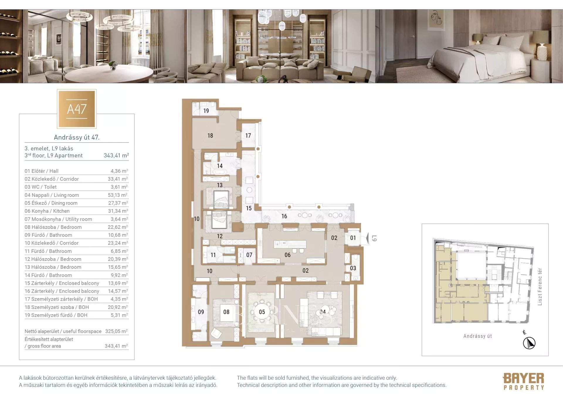 Budapest VI. kerülete  - Apartment 3 Bedrooms - picture 17