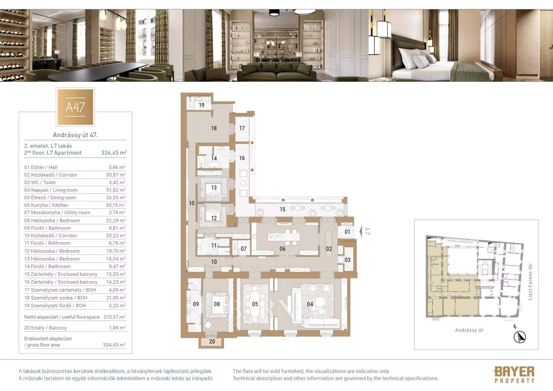 Budapest VI. kerülete  - Apartment 3 Bedrooms - picture 17