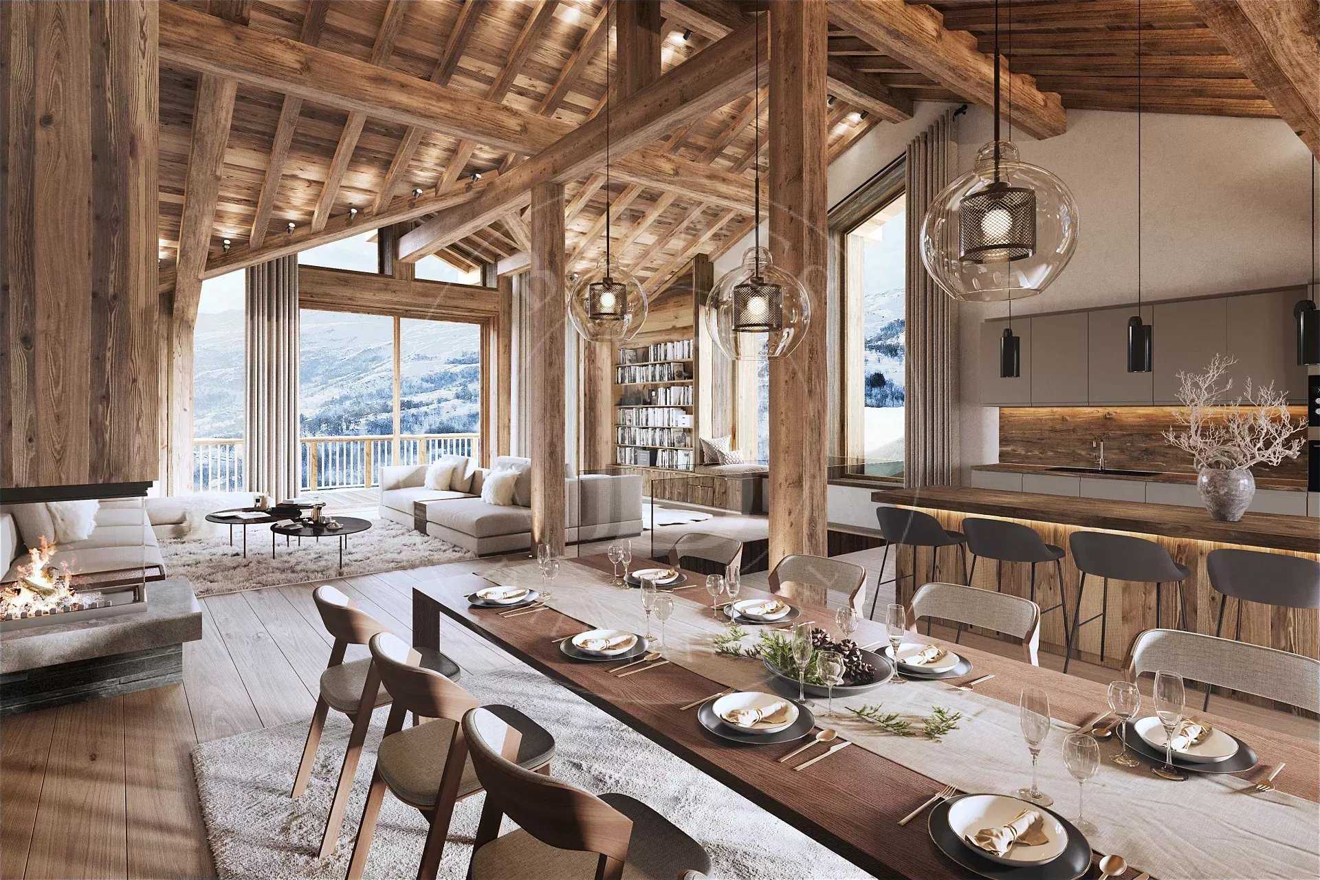 Les Belleville  - Chalet 9 Pièces 6 Chambres