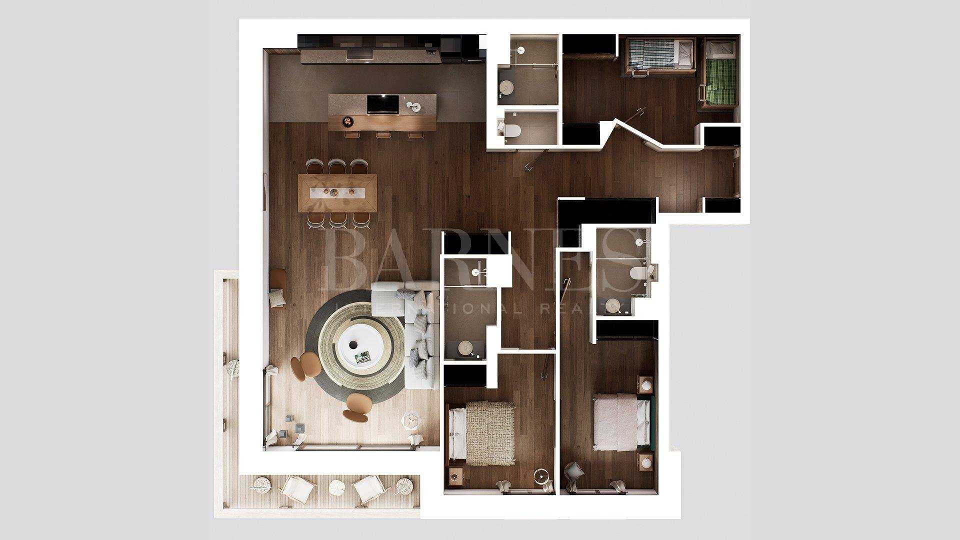 Méribel  - Appartement 4 Pièces 3 Chambres
