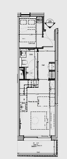 Méribel  - Appartement 2 Pi&egrave;ces, 1 Chambre