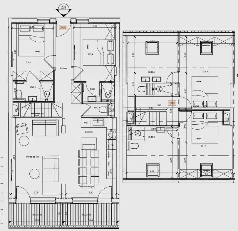 Méribel  - Apartment 4 Bedrooms