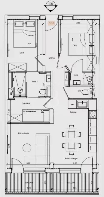 Apartment Méribel  -  ref 86484084 (picture 2)