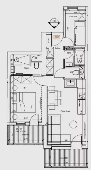 Apartment Méribel  -  ref 86484105 (picture 2)