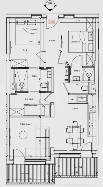 Méribel  - Apartment 3 Bedrooms - picture 2