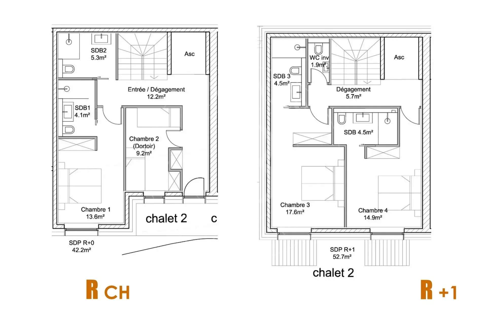 Les Belleville  - Triplex 6 Pièces 5 Chambres - picture 13