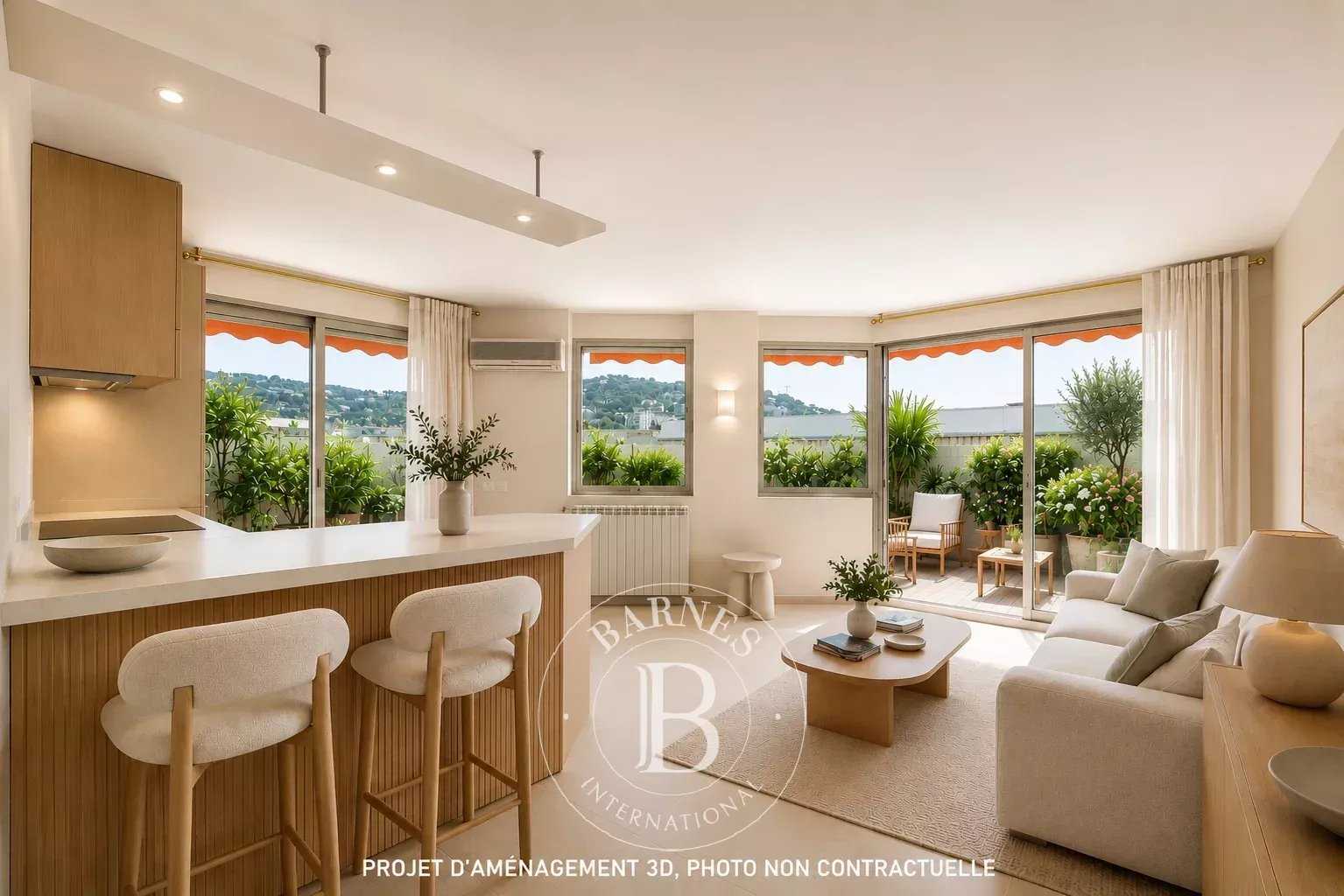Cannes  - Appartement 3 Pi&egrave;ces 2 Chambres