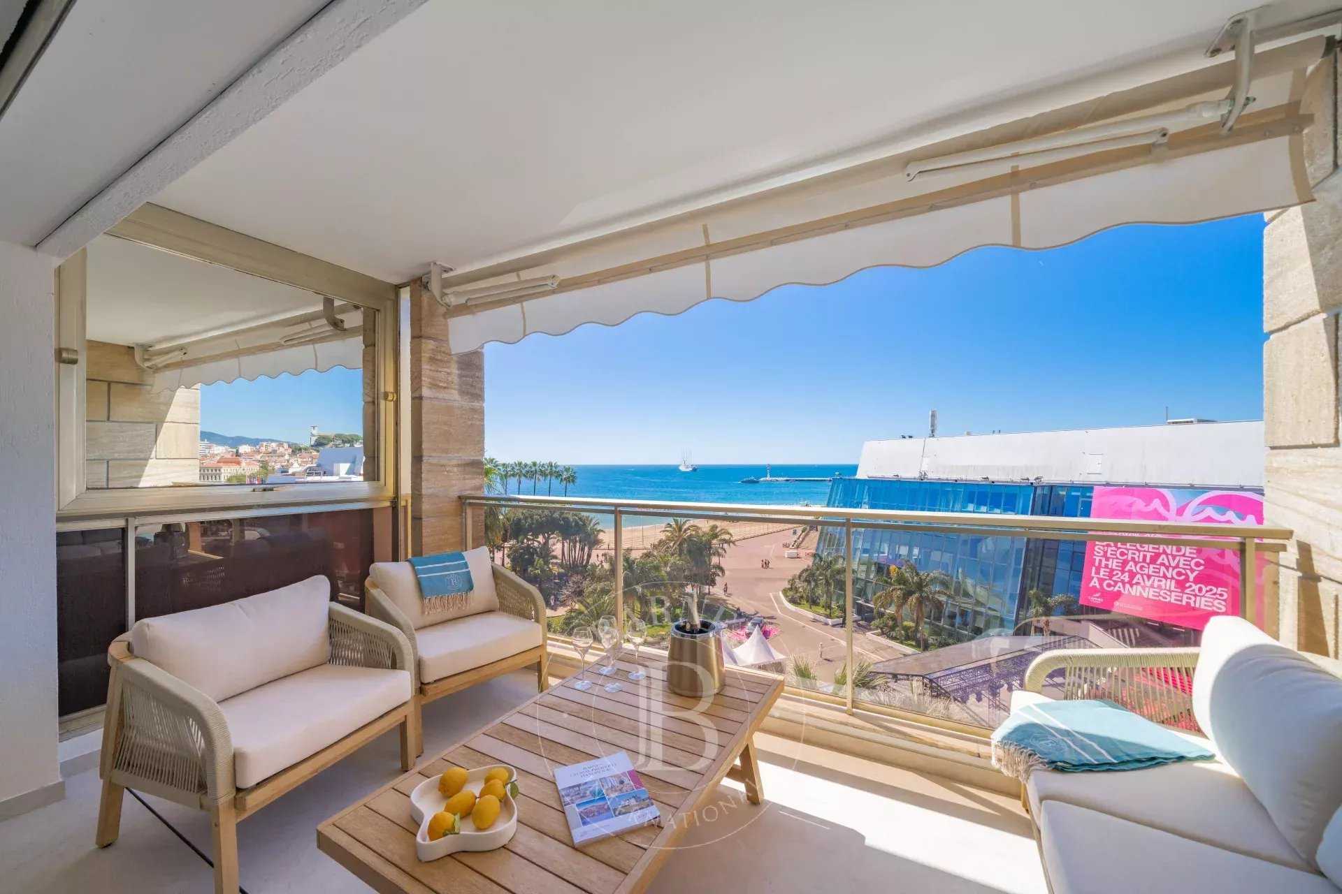 CANNES CROISETTE - SEA VIEW FACING THE PALAIS DES FESTIVALS - 3 BEDROOMS picture 13