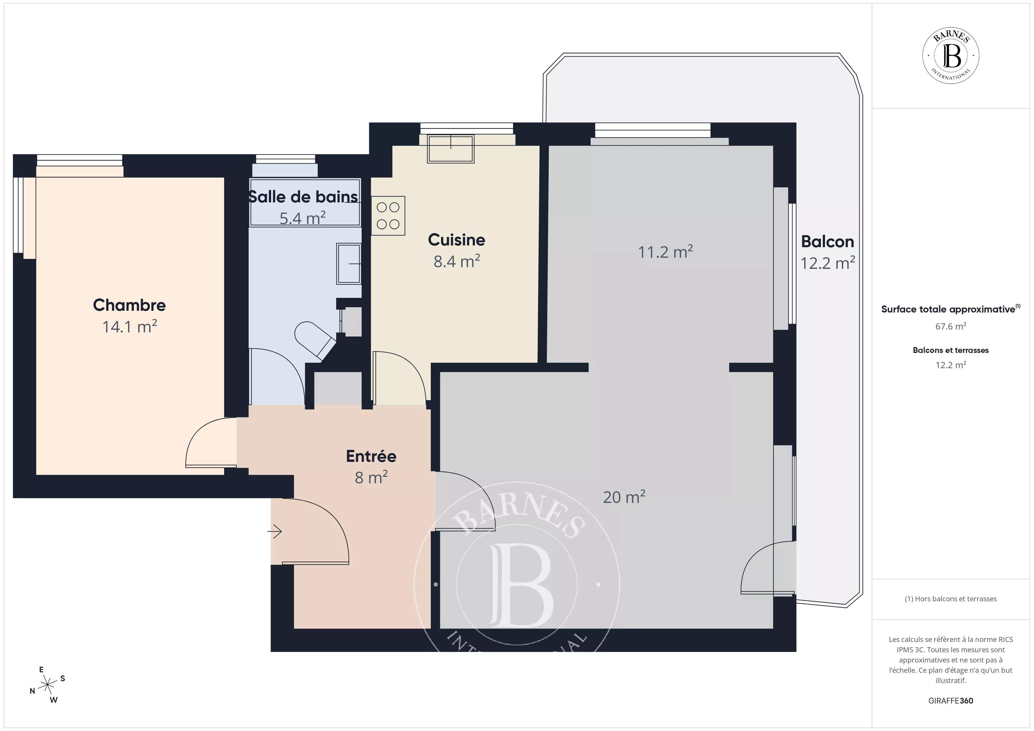 Luxembourg  - Piso 2 Cuartos, 1 Habitacion - picture 14