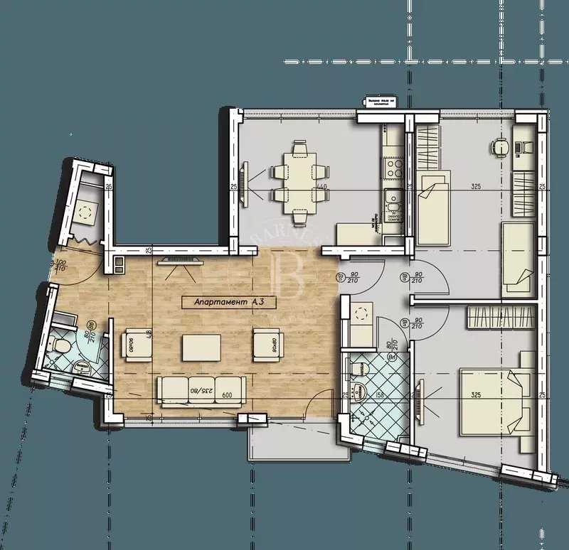 Sofia  - Piso 3 Cuartos 2 Habitaciones