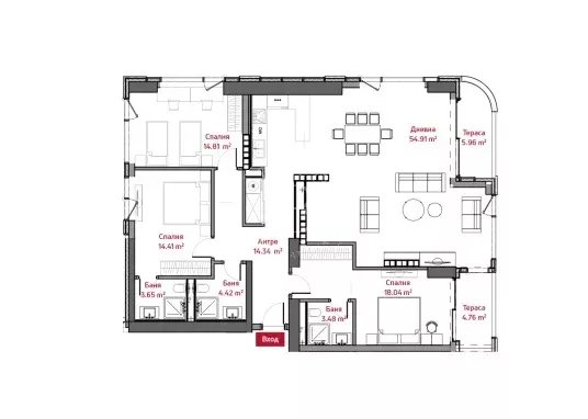 Sofia  - Appartement 4 Pi&egrave;ces 3 Chambres - picture 9