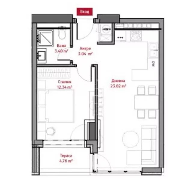 Sofia  - Appartement 2 Pi&egrave;ces, 1 Chambre - picture 5