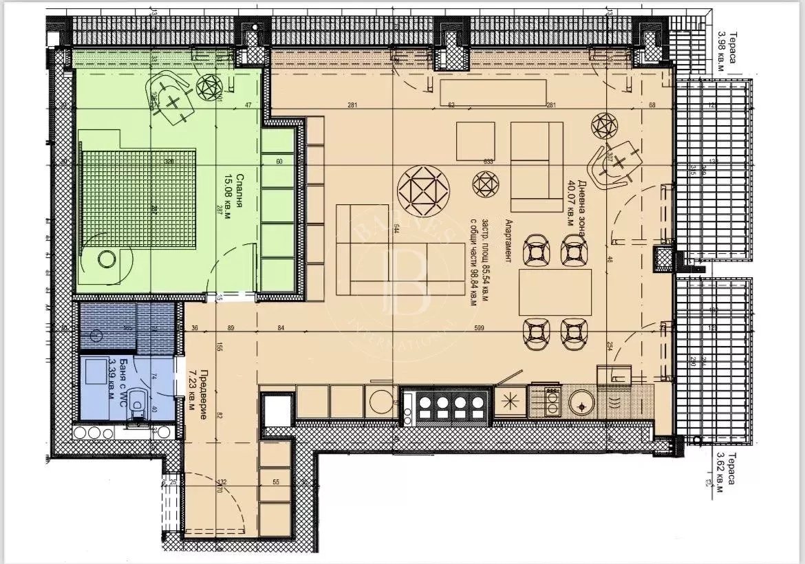 Sofia  - Appartement 2 Pi&egrave;ces, 1 Chambre - picture 11