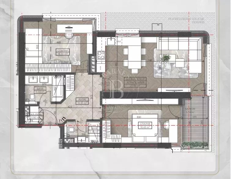 Sofia  - Piso 3 Cuartos 2 Habitaciones - picture 4