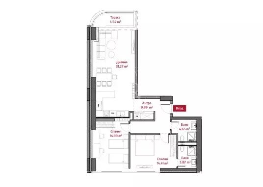 Sofia  - Appartement 3 Pi&egrave;ces 2 Chambres - picture 7