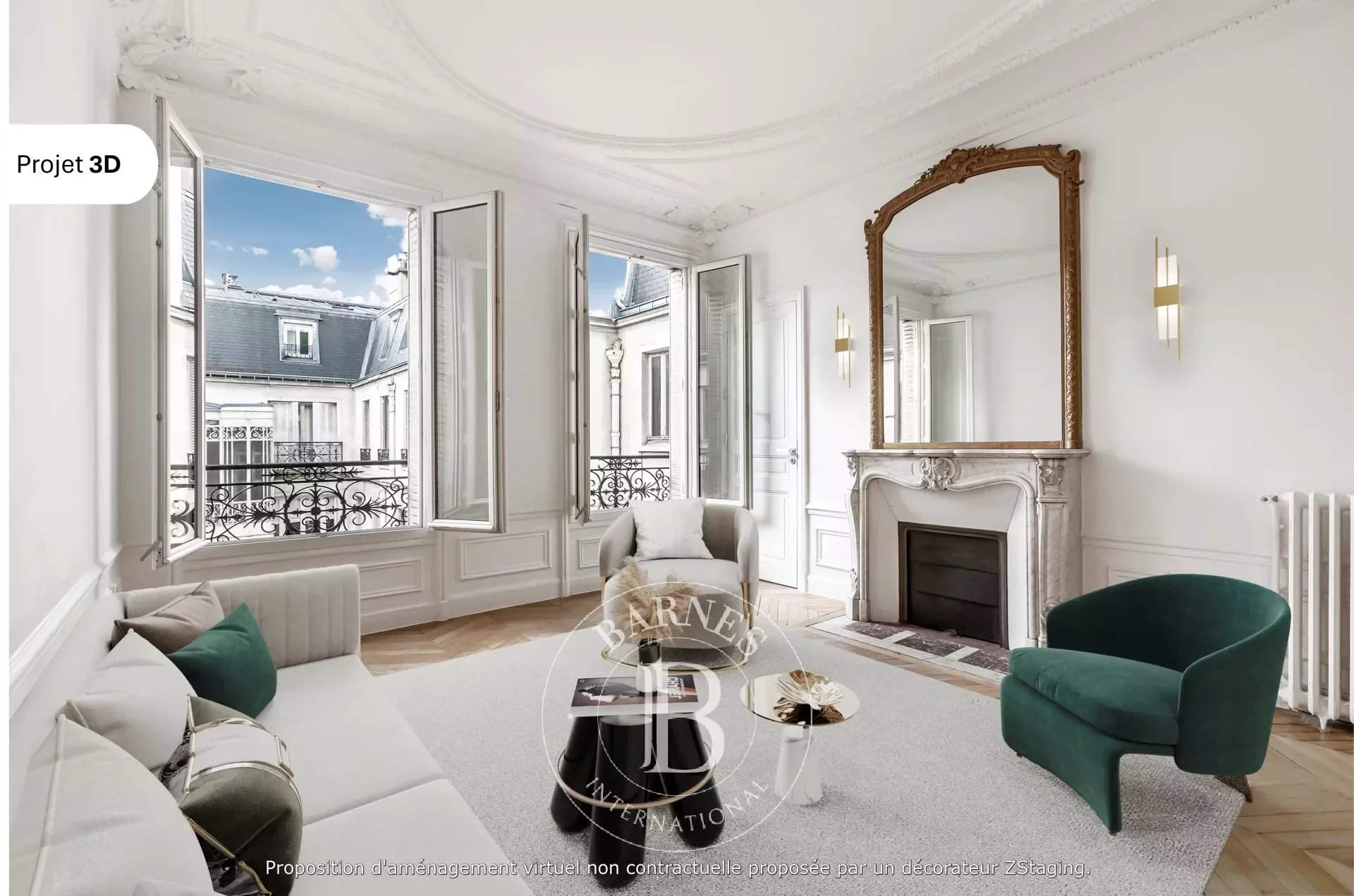Vente Appartement 95m² 4 Pièces à Paris (75017) - Barnes