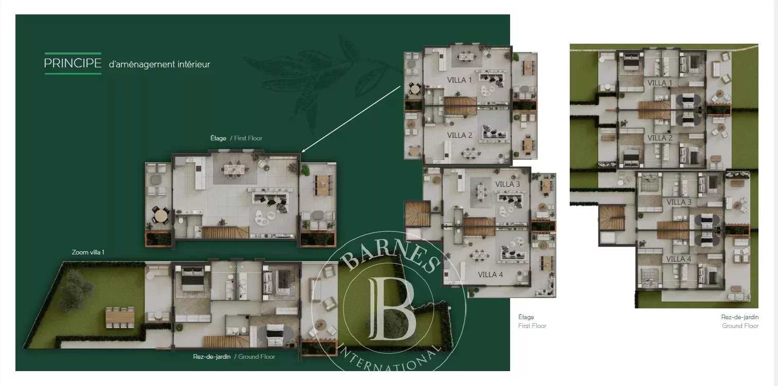 Biot  - Villa 4 Pièces 3 Chambres
