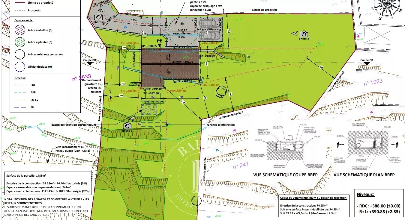 Cabris  - Building land  - picture 5